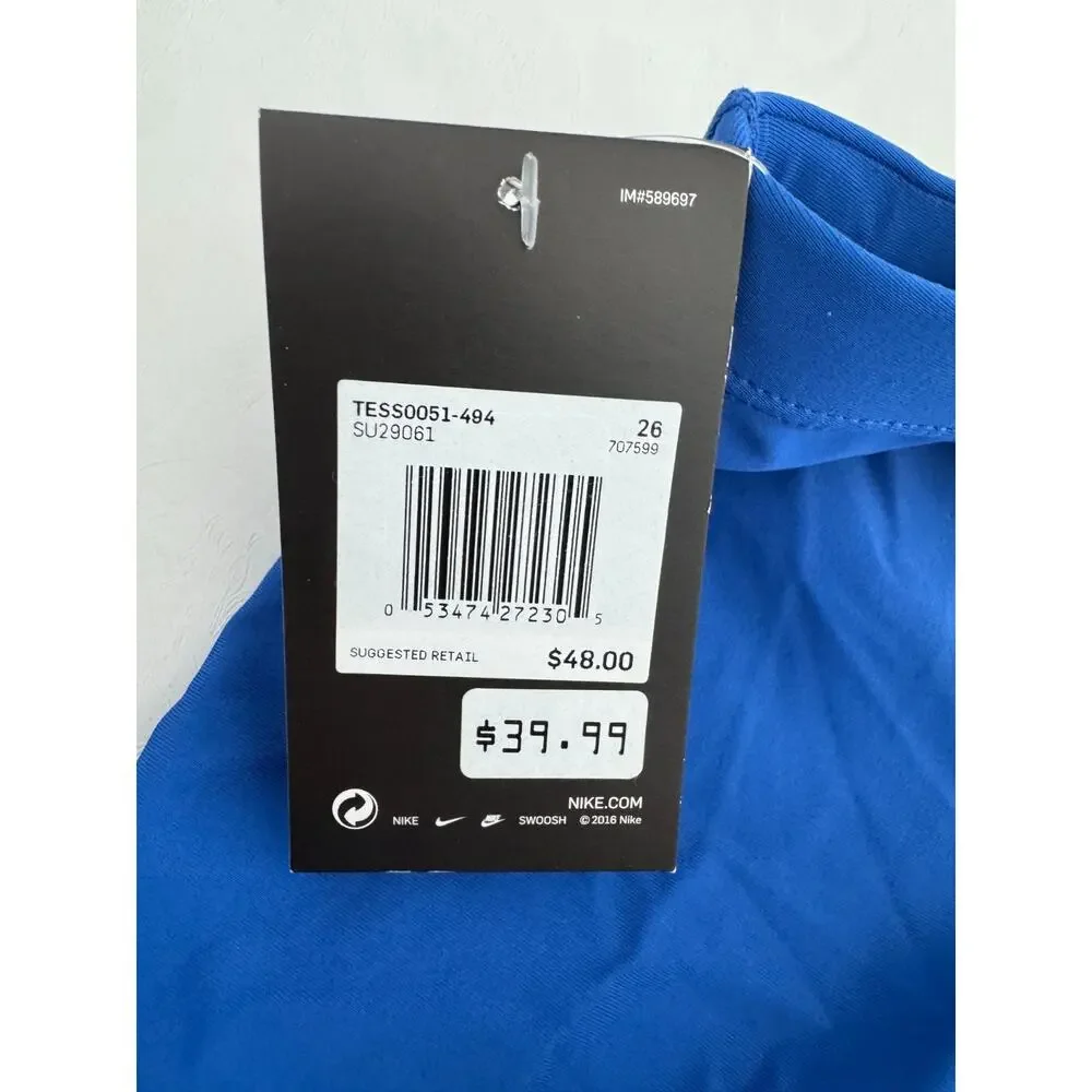 Nike Kids' Nylon Core Solid Jammer Swimwear Bottom Size 26 Blue NWT